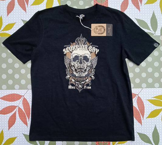 T-shirt SCORPION BAY taglia L Skull